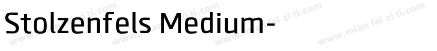 Stolzenfels Medium字体转换